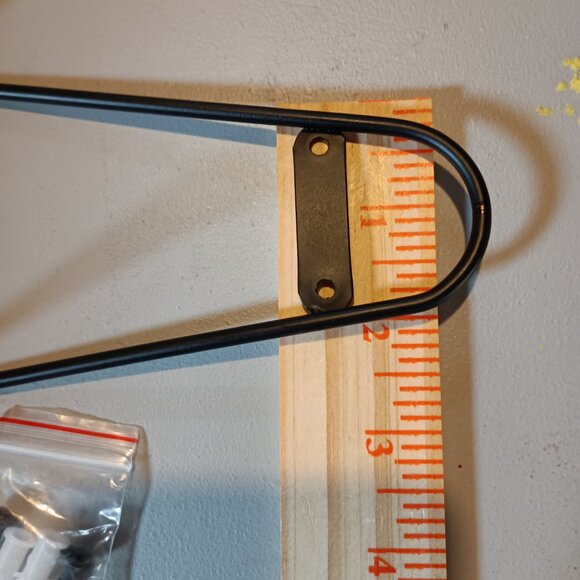 Plate Wall Hangers Black New with Hardware Set of 6 New - Picture 5 of 7